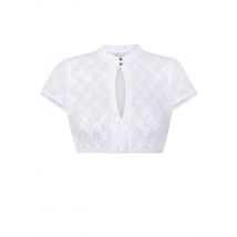 Dirndlbluse AUGENSTERN ~ weiß ~ 52