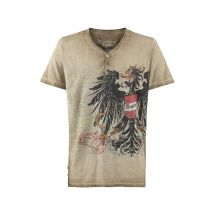 Trachtenshirt oliv Franz Austria 012724 ~ M