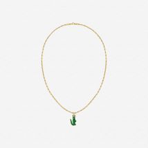 Lacoste - Collier Arthor - Couleur : Or/vert