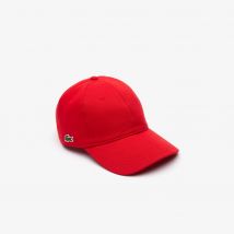 Lacoste - Casquette twill de coton - Couleur : Rouge