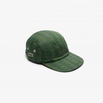 Lacoste - Casquette girolle twill imprimé - Couleur : Vert