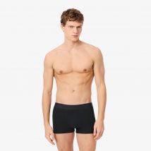Lacoste - Lot de 3 boxers courts coton stretch - Couleur : Noir