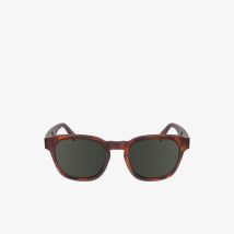 Lacoste - Lunettes Ribbon ovales acétate - Couleur : Demi Torto