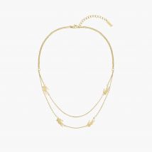 Lacoste - Collier Crocodile - Couleur : Or