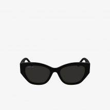 Lacoste - Lunettes Monogram rectangulaires acétate - Couleur : Noir Mat