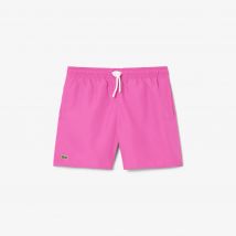 Lacoste - Short de bain séchage rapide - Couleur : Rose / Vert