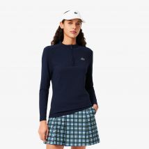Lacoste - Sweatshirt Golf mid-layer protection UV - Couleur : Bleu Nuit