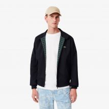 Lacoste - Blouson Harrington twill déperlant - Couleur : Bleu Marine