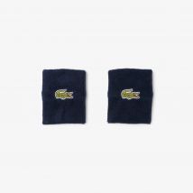 Lacoste - Serre-poignets Sport jersey stretch - Couleur : Bleu Nuit