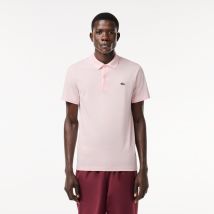 Lacoste - Polo regular fit coton polyester - Couleur : Rose Pale