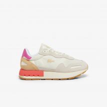 Lacoste - Sneakers Partner WMN femme - Couleur : Beige/rose