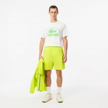 Lacoste - Short relaxed fit poches zippées - Couleur : Jaune