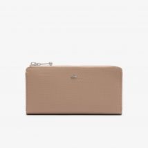 Lacoste - Portefeuille zippé Daily City - Couleur : Taupe