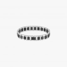 Lacoste - Bracelet Metropole - Couleur : Noir/argent