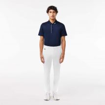 Lacoste - Pantalon Golf slim fit en twill absorbant - Couleur : Blanc