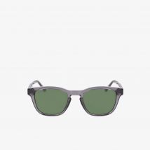 Lacoste - Lunettes Petit Piqué rectangulaires - Couleur : Gris