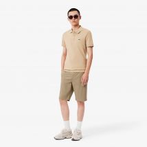 Lacoste - Bermuda chino slim fit coton stretch - Couleur : Beige