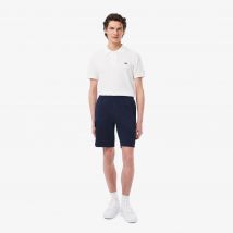 Lacoste - Short cargo molleton de coton - Couleur : Bleu Nuit