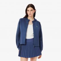Lacoste - Sweatshirt Sport Ultra Dry à capuche - Couleur : Violet / Bleu Clair