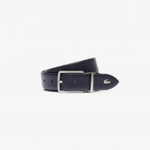 Lacoste - Ceinture réversible en cuir - Couleur : Faucon Abimes