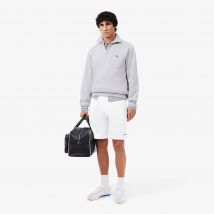 Lacoste - Short regular fit molleton - Couleur : Blanc