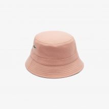 Lacoste - Bob en Piqué - Couleur : Beige Rosé