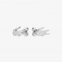Lacoste - Boucles d'oreilles Crocodile - Couleur : Argent