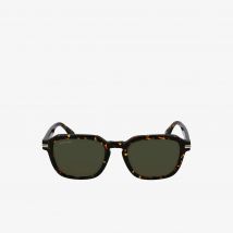 Lacoste - Lunettes The Line rectangulaires acétate - Couleur : Havana Mat
