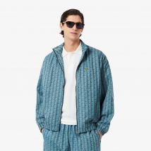 Lacoste - Veste de survêtement monogramme - Couleur : Bleu