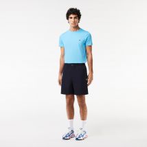 Lacoste - Short relaxed fit popeline - Couleur : Bleu Marine