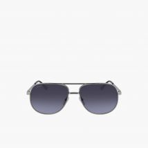 Lacoste - Lunettes Signature 101 navigateur métal - Couleur : Argent