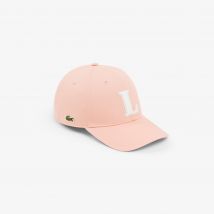 Lacoste - Casquette de baseball broderie 3D - Couleur : Rose Corail
