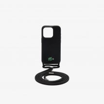 Lacoste - Coque iPhOne 15 Pro - Couleur : Noir