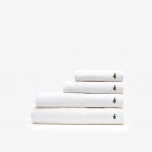 Lacoste - Serviette de bain L Lecroco - Couleur : White