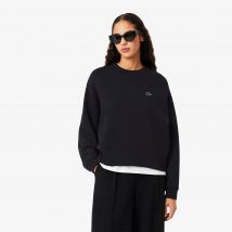 Lacoste - Sweatshirt oversize coton - Couleur : Noir