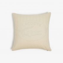 Coussin L Lacoste - Couleur : BEIGE