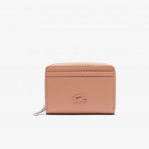 Lacoste - Porte-monnaie Chantaco en cuir - Couleur : Cork