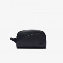 Lacoste - Trousse de toilette Angy en cuir grainé - Couleur : Noir