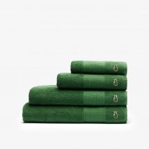 Lacoste - Serviette de bain L Lecroco - Couleur : Vert