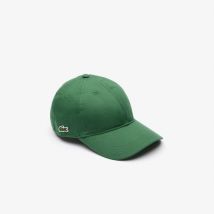 Lacoste - Casquette twill de coton - Couleur : Vert Sapin