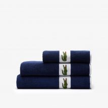 Lacoste - Serviette de bain L Casual - Couleur : Navy