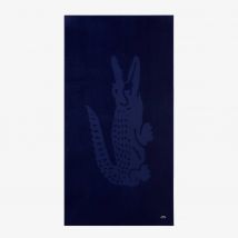 Lacoste - Serviette de plage L Sport - Couleur : Navy