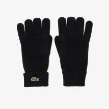 Lacoste - Gants jersey de laine - Couleur : Noir