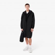 Lacoste - Veste longue déperlante repliable - Couleur : Noir
