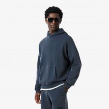 Lacoste - Sweatshirt à capuche effet délavé - Couleur : Bleu Minéral