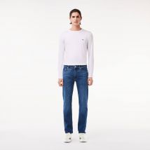 Lacoste - Jean slim fit denim de coton stretch - Couleur : Bleu