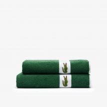 Lacoste - Serviette de bain L Casual - Couleur : Vert