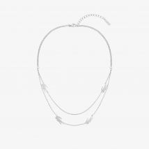 Lacoste - Collier Crocodile - Couleur : Argent