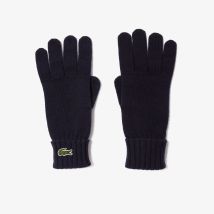 Lacoste - Gants jersey de laine - Couleur : Bleu Nuit