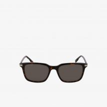 Lacoste - Lunettes New Heritage rectangulaires acétate - Couleur : Havana Mat